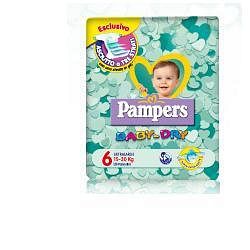 Pampers Baby Dry Extra Large 38 Pezzi