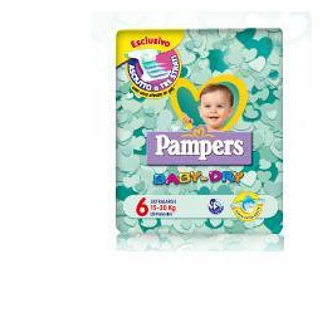 Pampers Baby Dry Extra Large 38 Pezzi