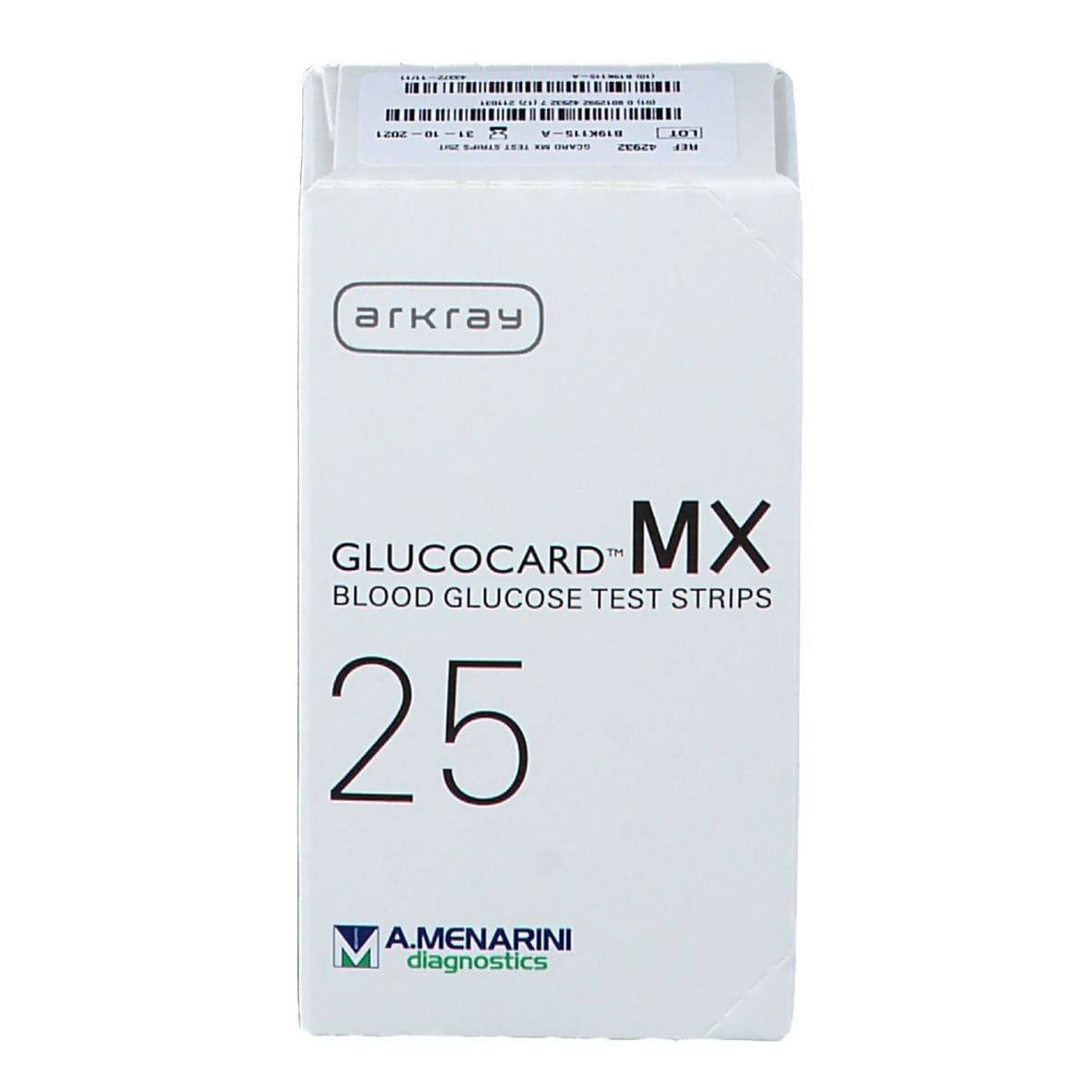 STRISCE MISURAZIONE GLICEMIA GLUCOCARD MX 25 PEZZI