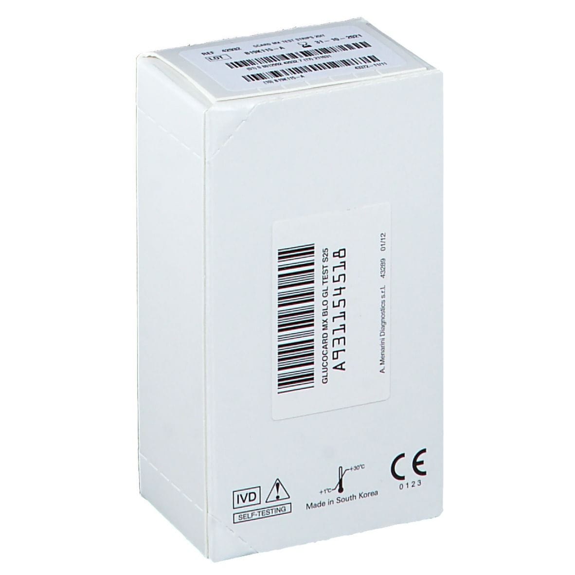 STRISCE MISURAZIONE GLICEMIA GLUCOCARD MX 25 PEZZI