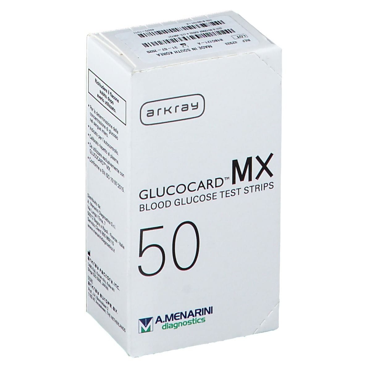 STRISCE MISURAZIONE GLICEMIA GLUCOCARD MX 50 PEZZI