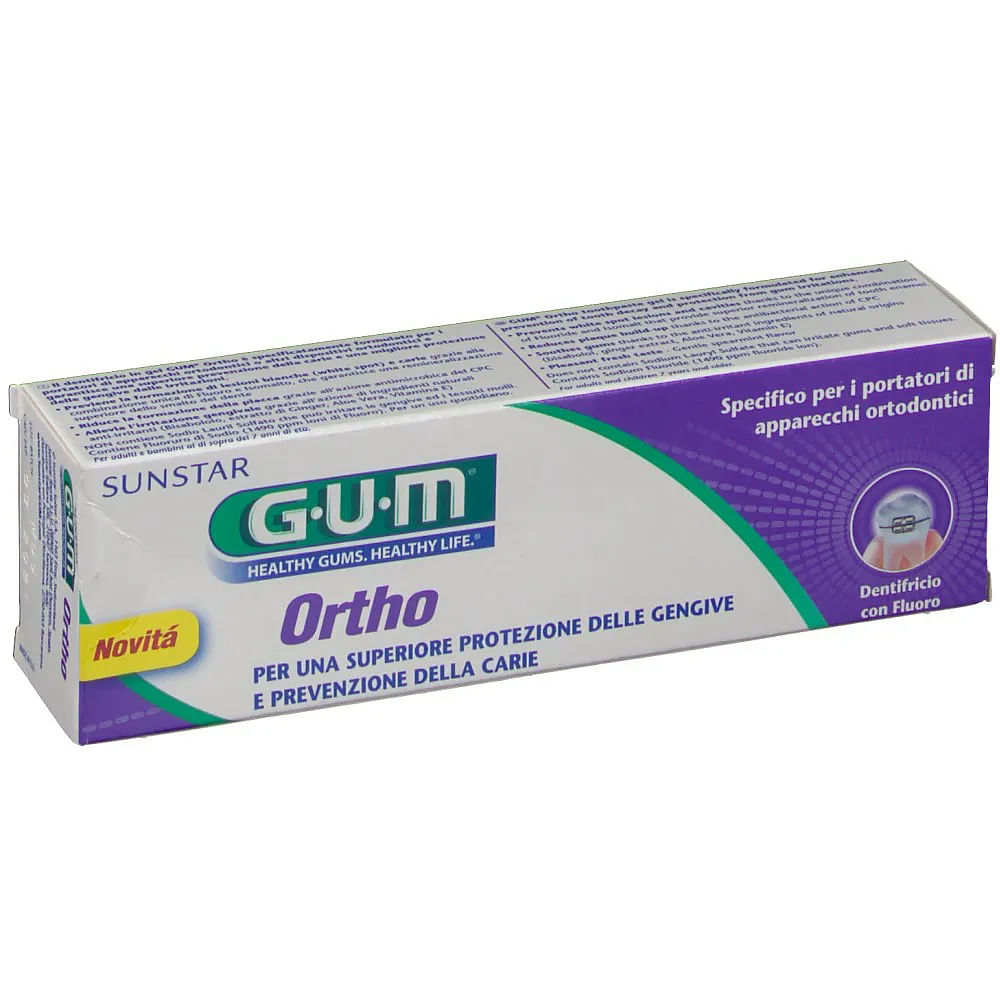 Gum Ortho Gel Dentifricio 75 Ml