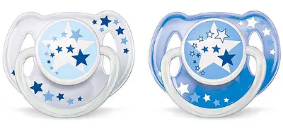 AVENT SUCCHIETTO NOTTURNO IN SILICONE 0/6 MESI MASCHIO AVENT SUCCHIETTO NOTTURNO IN SILICONE 0/6 MESI MASCHIO