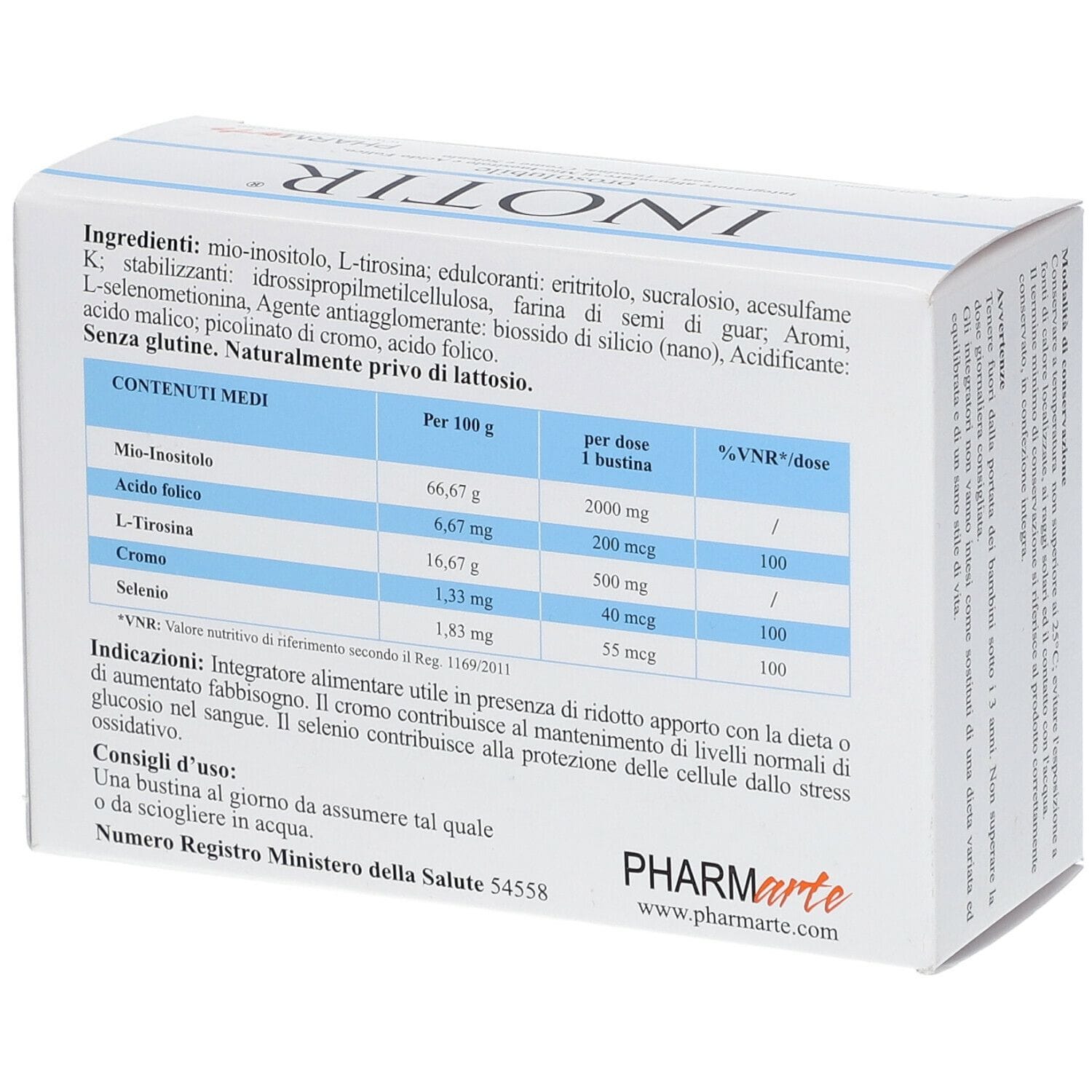 INOTIR 20 BUSTINE OROSOLUBILI