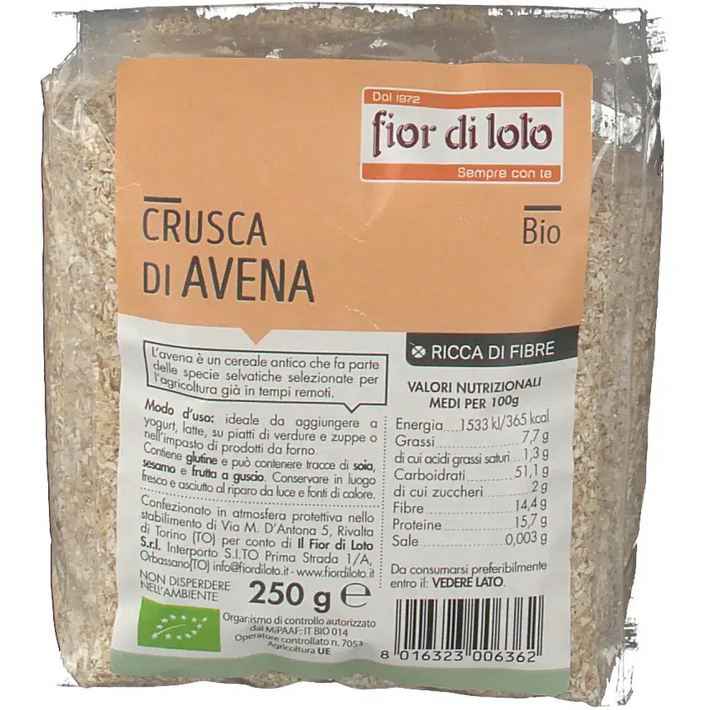 Crusca Avena Bio 250 G