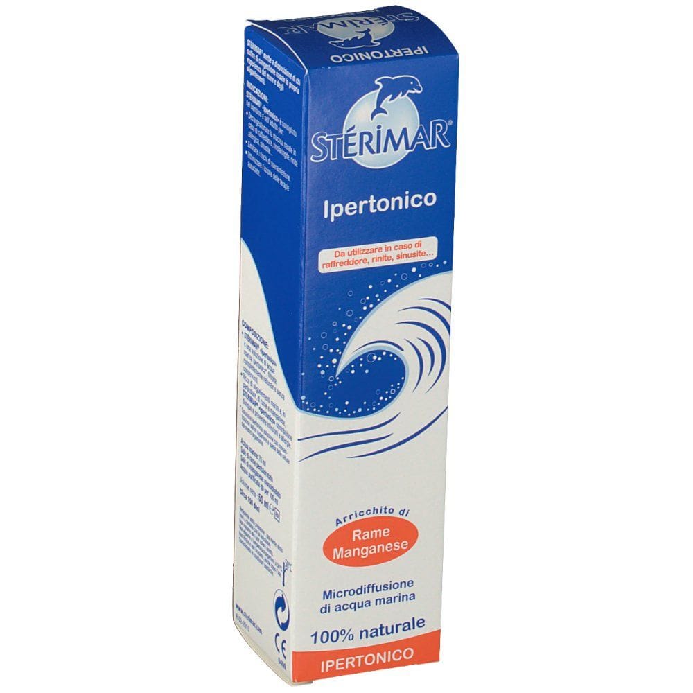 STERIMAR IPERTONICO NASO CHIUSO RAME E MANGANESE SPRAY 50 ML