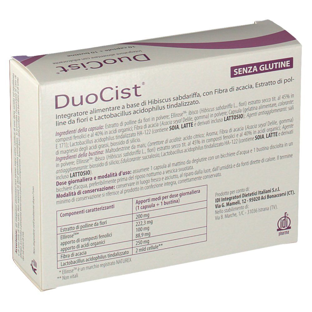 DUOCIST 10 BUSTINE + 10 CAPSULE