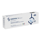SIRINGA INTRA-ARTICOLARE SINOVIAL 50 ACIDO IALURONICO SALE SODICO 2% 50MG/2,5ML 2,5ML + AGO 21 GAUGE