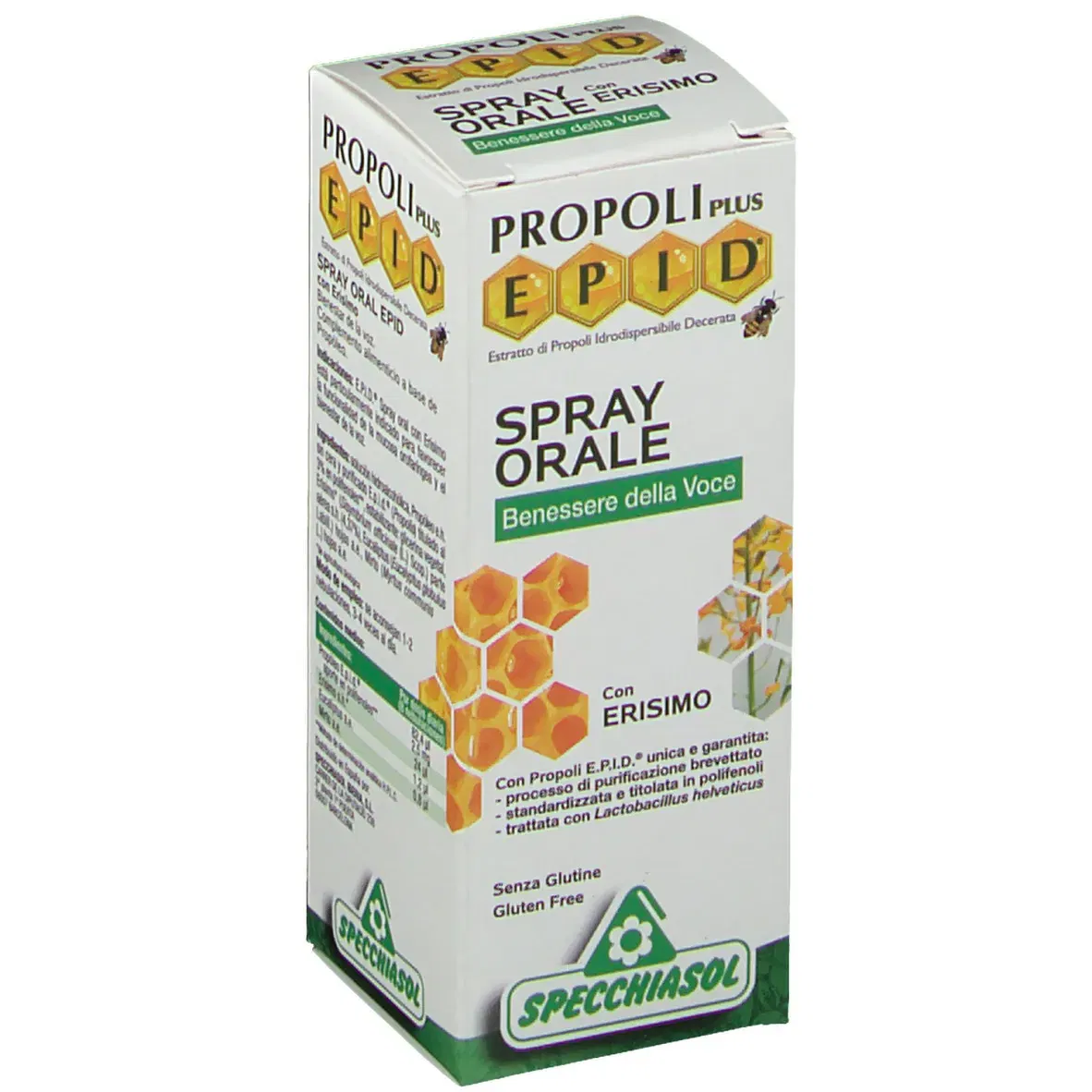 EPID SPRAY ORALE ERISIMO 15 ML SENZA GLUTINE