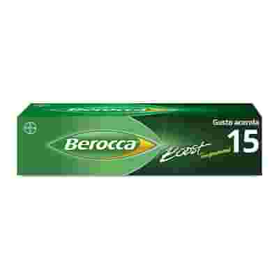 BEROCCA BOOST EFFERVESCENTE 15 COMPRESSE