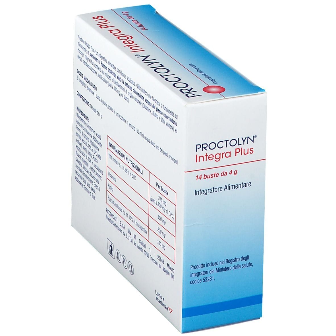 PROCTOLYN INTEGRA PLUS 14 BUSTE