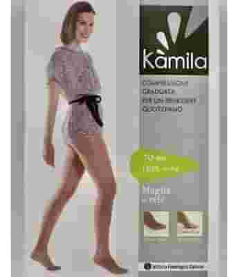 KAMILA COMFORT COLLANT MAGLIA RETE 70 DENARI NERO 3 12/15 MMHG