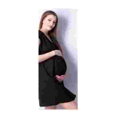 KAMILA COLLANT GESTANTE MATERNITY MAGLIA RETE 140 DENARI NERO 2