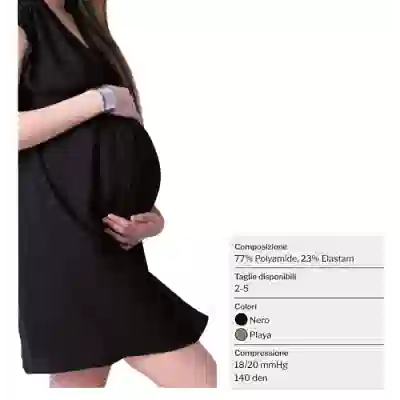 KAMILA COLLANT GESTANTE MATERNITY MAGLIA RETE 140 DENARI PLAYA 4