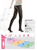 KAMILA COLLANT MICRO FIBRA 70 DENARI NERO 4 12/15 MMHG