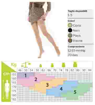 KAMILA AUTOREGGENTE UP 70 DENARI MAGLIA RETE NERO 4