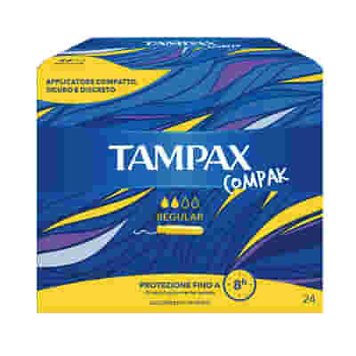 TAMPAX COMPAX REGULAR 24 PEZZI