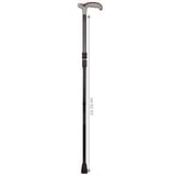 BASTONE DA PASSEGGIO PIEGHEVOLE IN 4 SET: CANNA LEGA BORDEAUX IMPUGNATURA BIMATERIA ANATOMICA COFANETTO