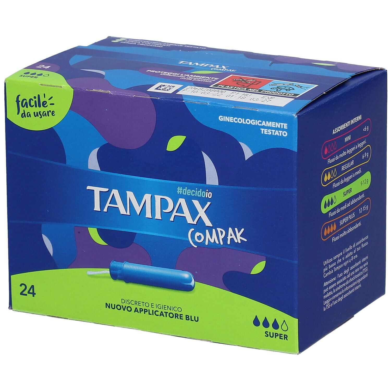 Tampax Compak Super 24 Pezzi