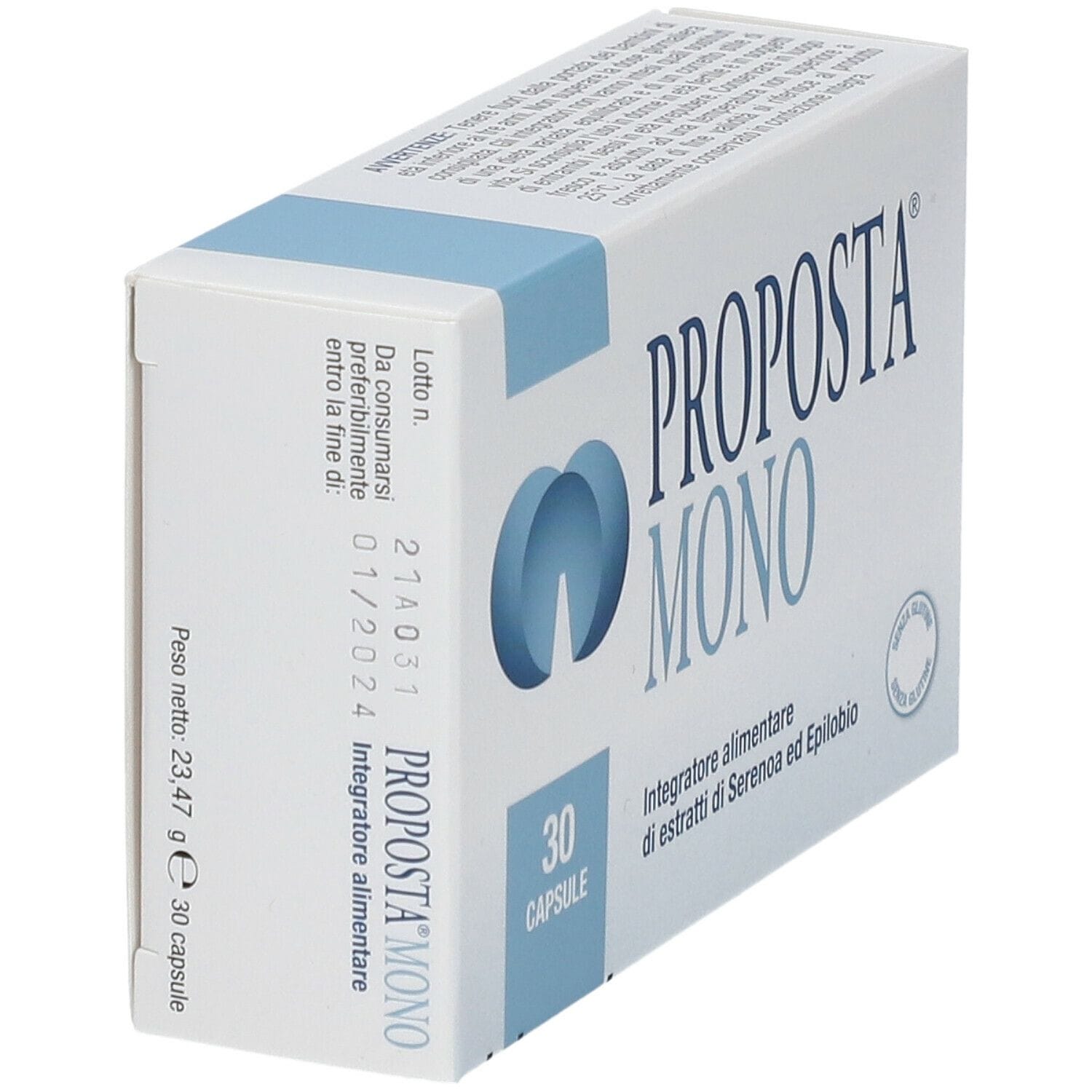 PROPOSTA MONO 30 CAPSULE 23,8 G