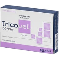 TRICOVEL DONNA INTEGRATORE ALIMENTARE CON NUTRIENTI SPECIFICI PER CAPELLI 30 COMPRESSE
