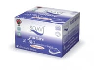 Salvaslip bio ripiegati Soavi in cotone biologico, 20 pezzi