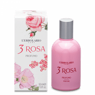 Acqua Profumo L'Erbolario 3 Rosa floreale vegan, 50ml