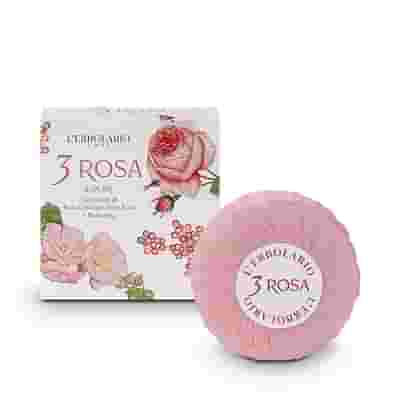 3 ROSA SAPONE PROFUMATO 100 G