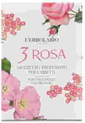 Sacchetto profumato per cassetti 3 Rosa, fragranza floreale