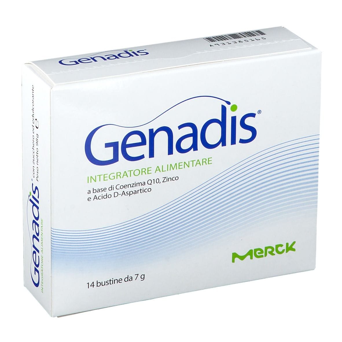 Genadis integratore fertilità maschile Merck, 14 bustine