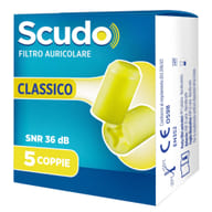 Tappi Auricolari Scudo Classic SNR 36dB, 5 paia 7-12mm