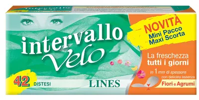 LINES INTERVALLO VELO FIORI E AGRUMI 42 PEZZI COUPON LINES INTERVALLO VELO FIORI E AGRUMI 42 PEZZI COUPON