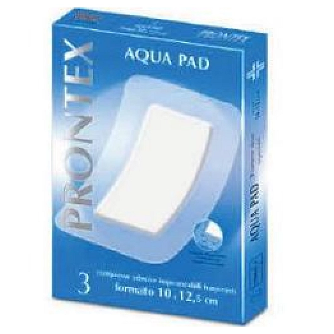 Garza Compressa Prontex Aqua Pad 10 X12,5 Cm 3 Pezzi