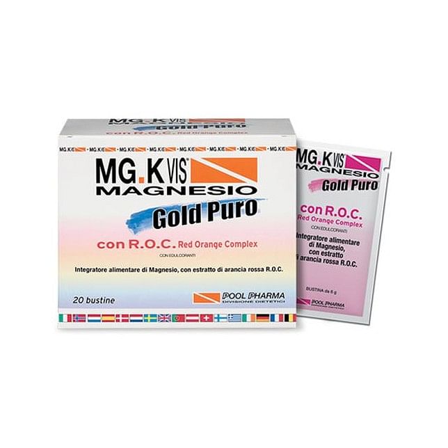 Mgk Vis Magnesio Gold Puro 20 Buste