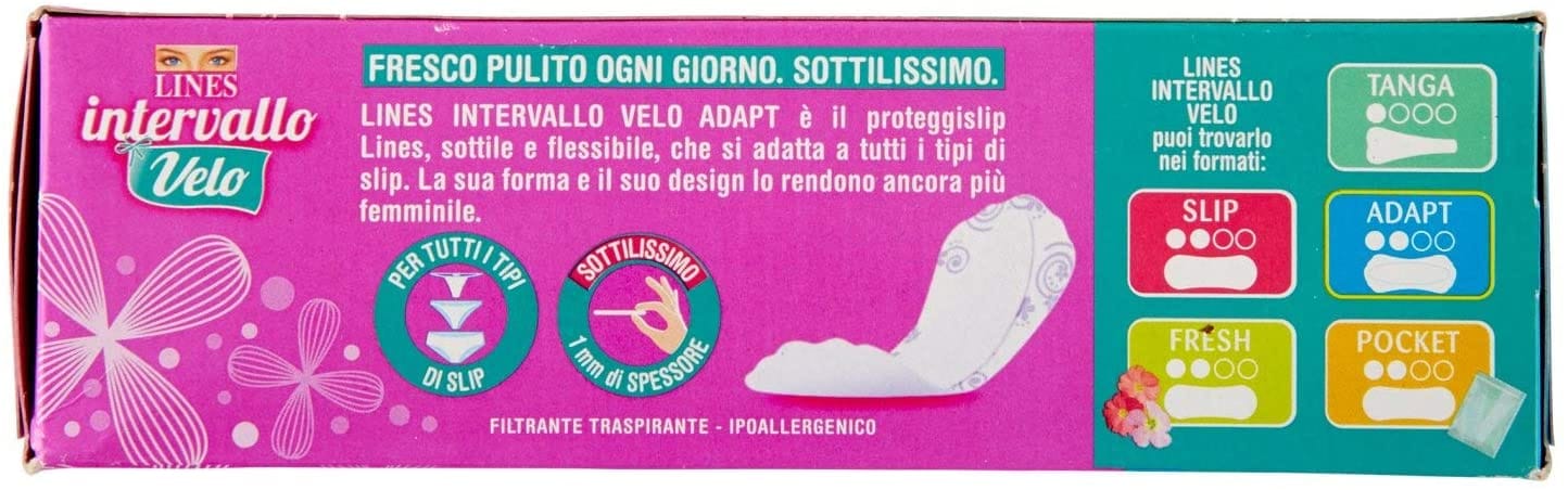Proteggislip Lines Intervallo Velo Adapt, 42 pezzi