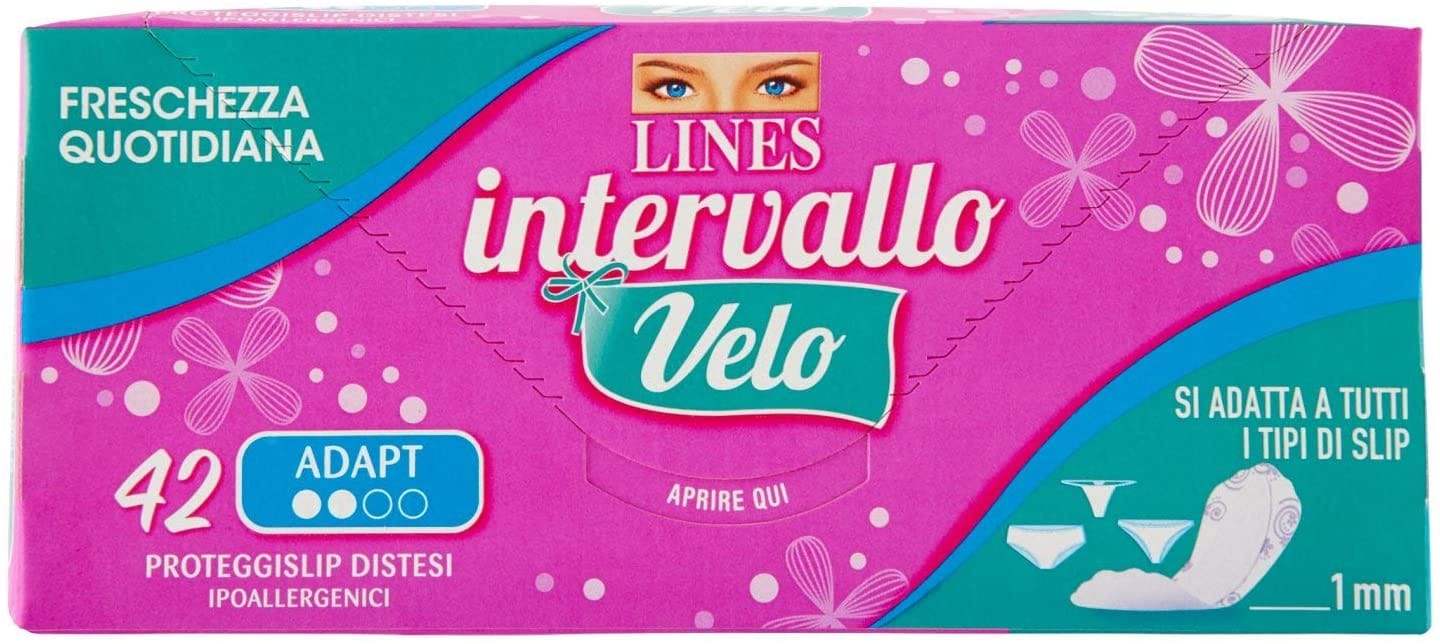 Proteggislip Lines Intervallo Velo Adapt, 42 pezzi