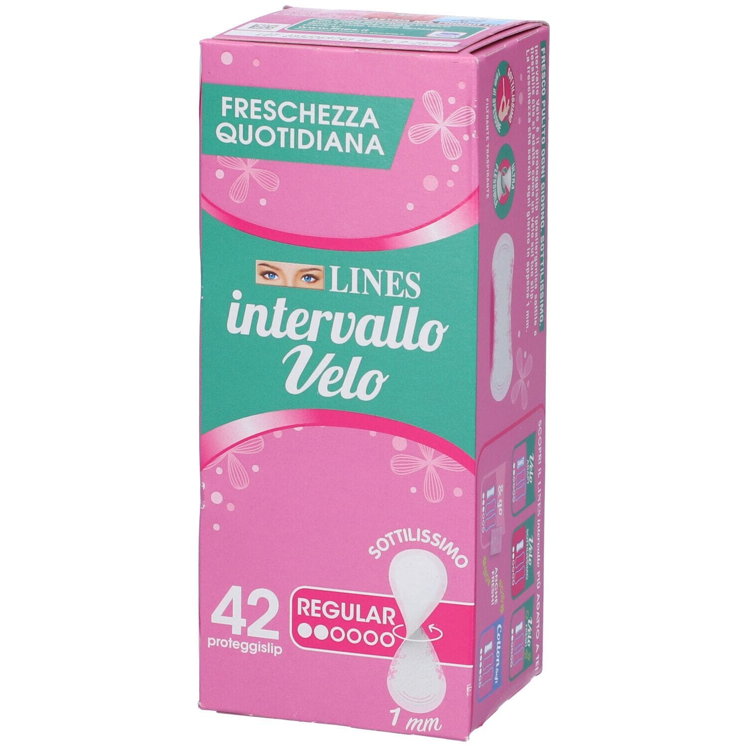 Proteggislip Lines Intervallo Velo sottile, 42 pezzi