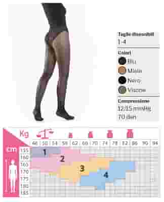 KAMILA COLLANT MAGLIA LISCIA PRETTY 70 DENARI MIELE 2