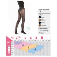 KAMILA COLLANT MAGLIA LISCIA PRETTY 70 DENARI NERO 3