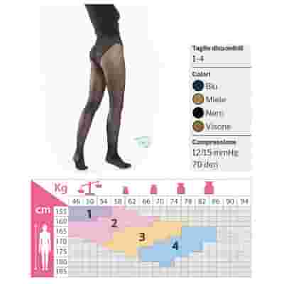 KAMILA COLLANT MAGLIA LISCIA PRETTY 70 DENARI NERO 4