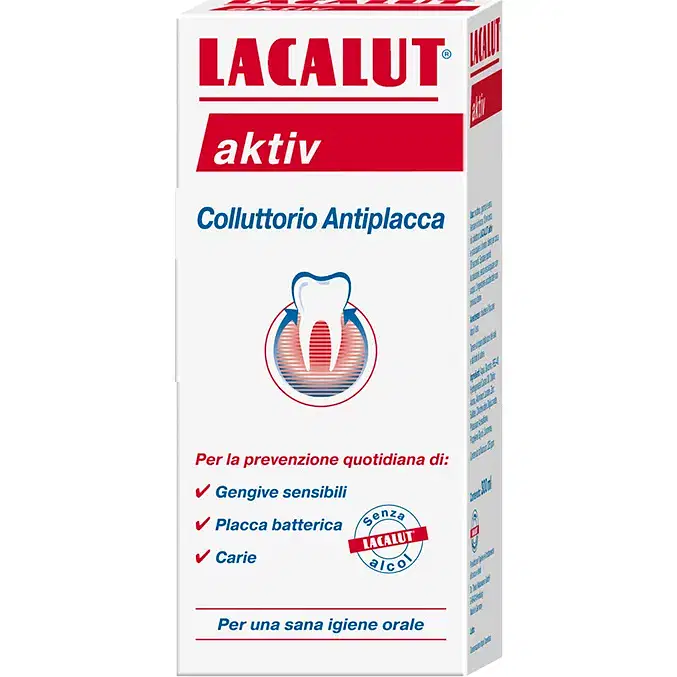 Lacalut Collutorio Aktiv Antiplacca 300 Ml