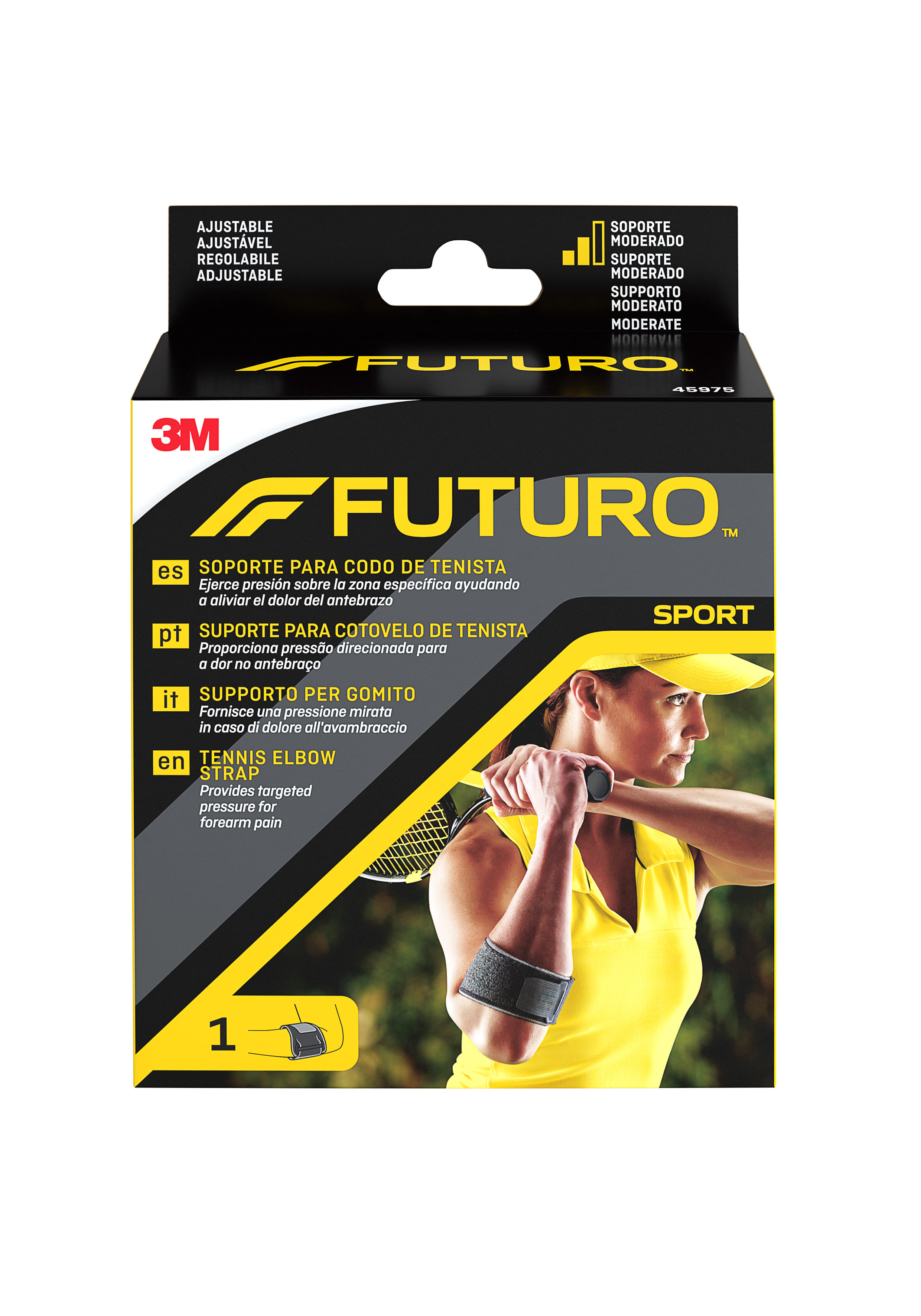 Gomitiera Futuro Sport per gomito del tennista