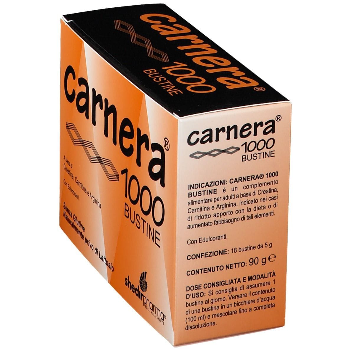 Integratore Carnera 1000 di sali minerali, 18 bustine