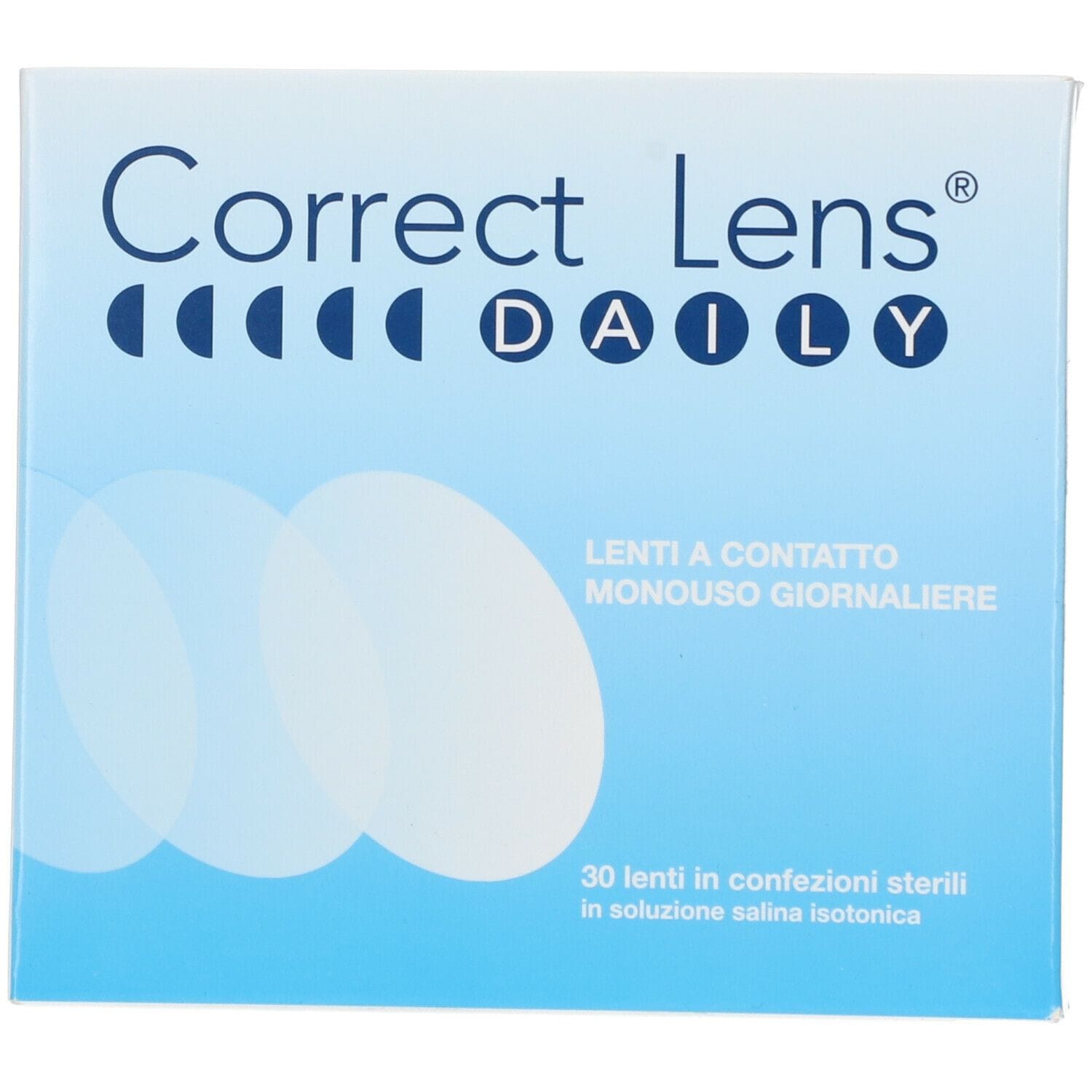 CORRECT LENS DAILY LENTI CONTATTO MONOUSO GIORNALIERE 8,00 30 PEZZI