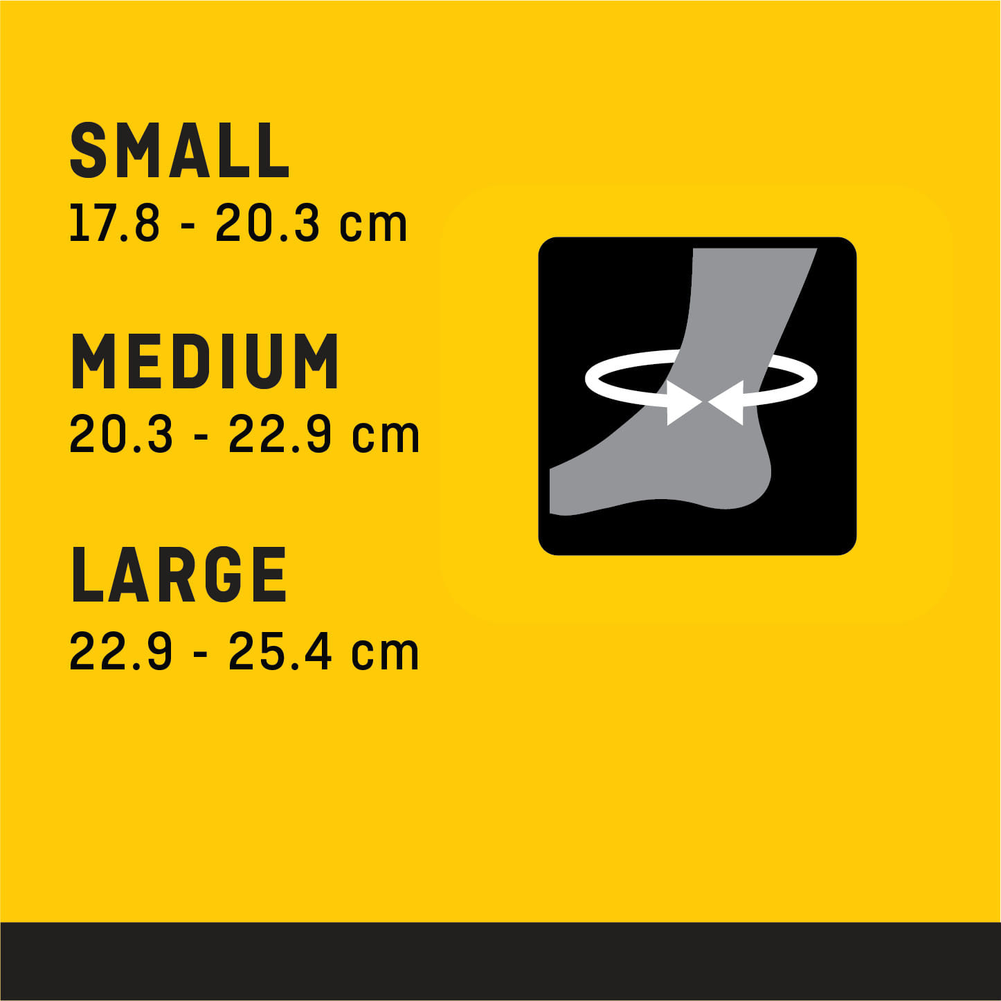 CAVIGLIERA ELASTICA FUTURO SMALL DIMENSIONE 18/20,5CM