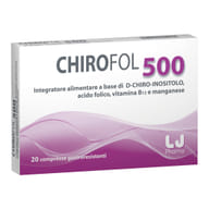 CHIROFOL 500 20 COMPRESSE GASTRORESISTENTI