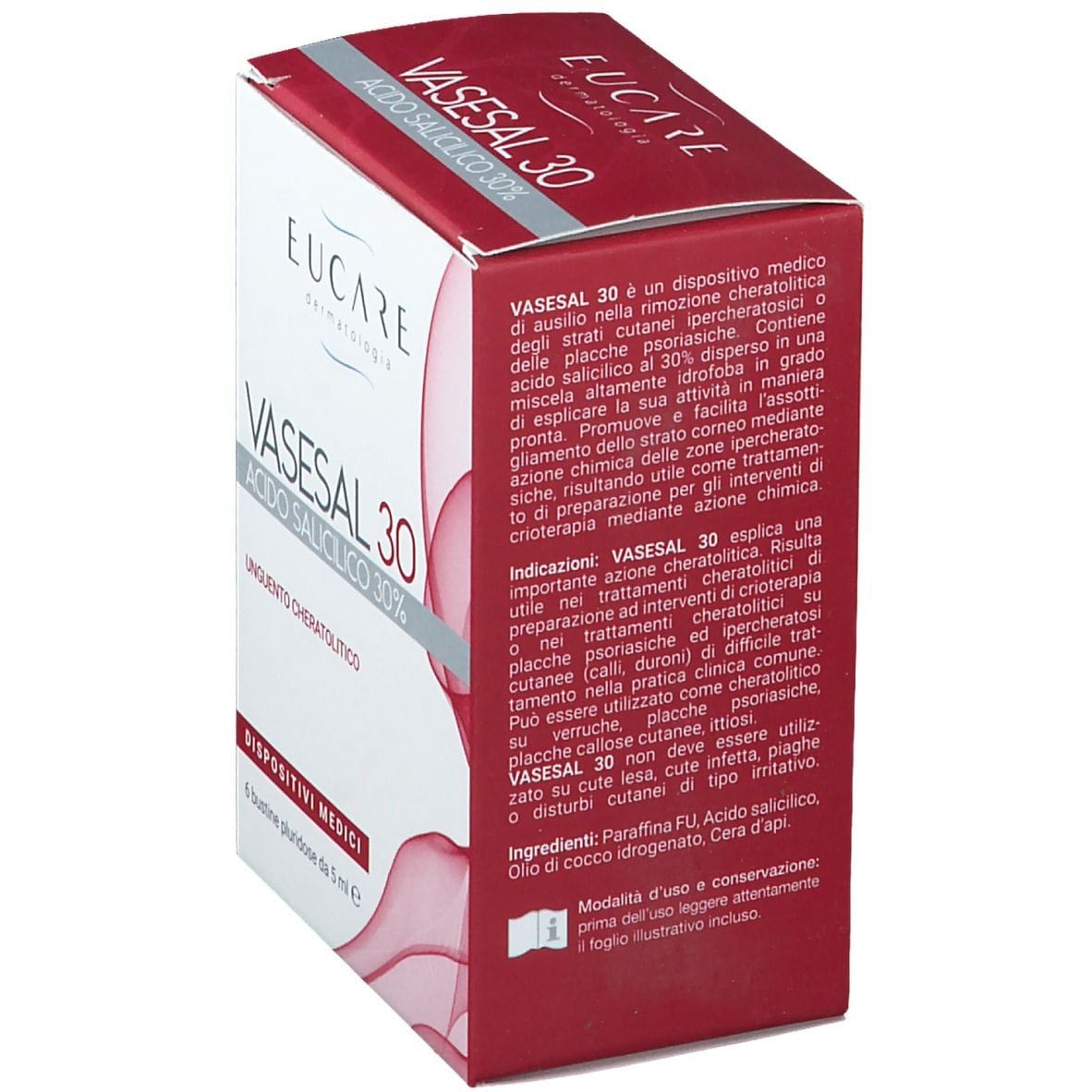 VASESAL 30 6 BUSTINE UNGUENTO CHERATOLITICO