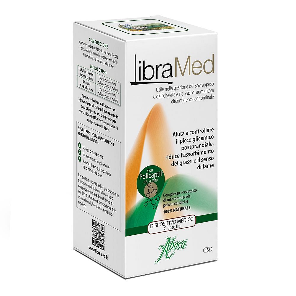 Libramed Fitomagra Trattamento Sovrappeso 138 Compresse 725 Mg