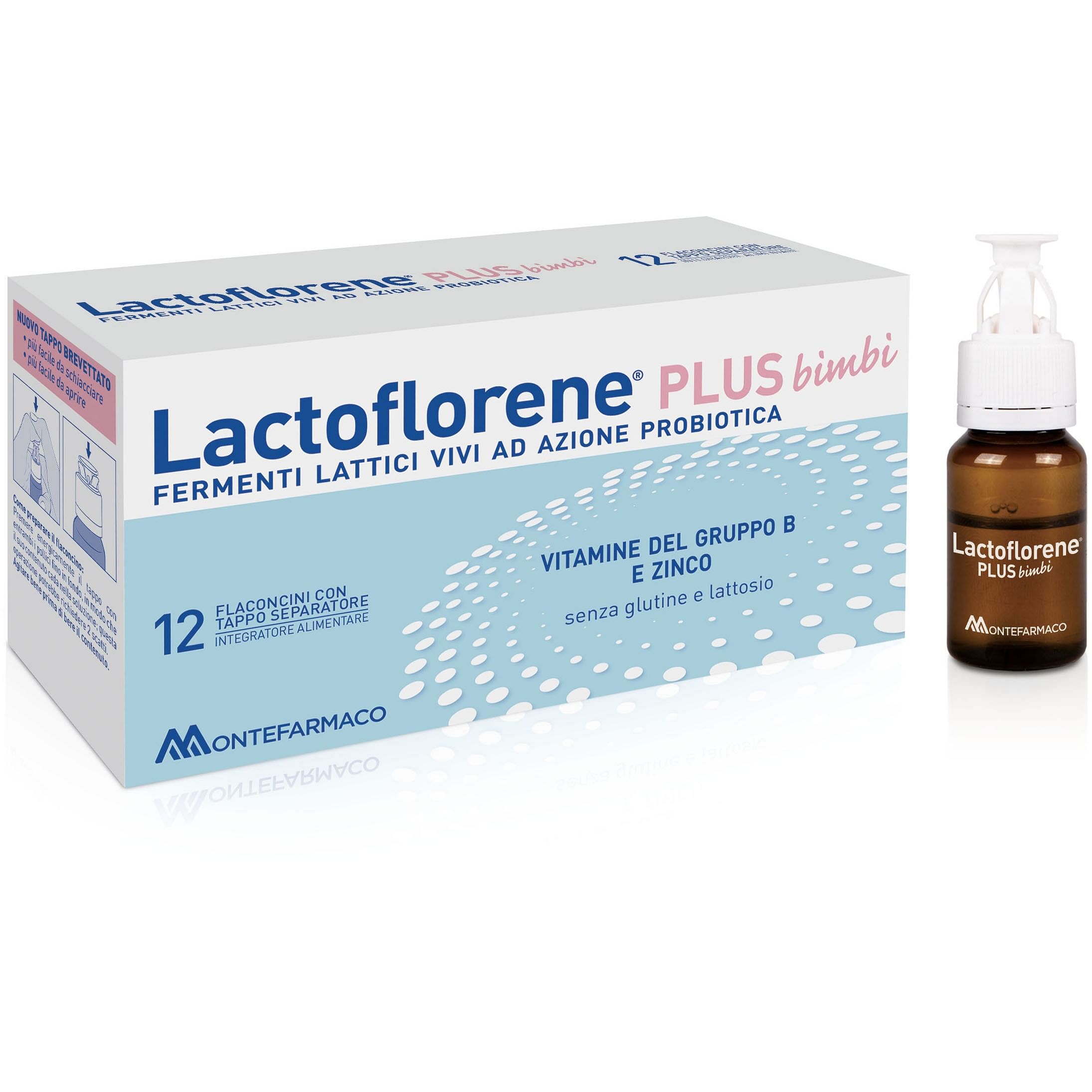 Lactoflorene Plus Bimbi 12 Flaconcini