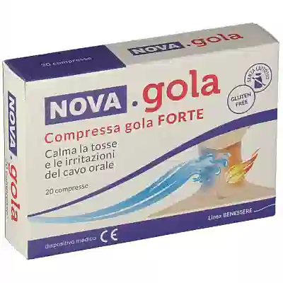 NOVA GOLA COMPRESSA GOLA FORTE 20 COMPRESSE